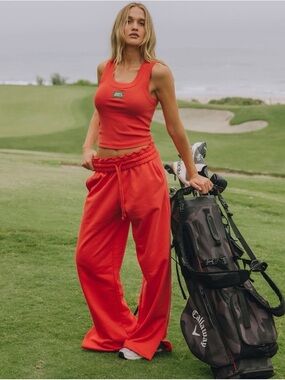 Daily Drills Heart wide leg sweatpants